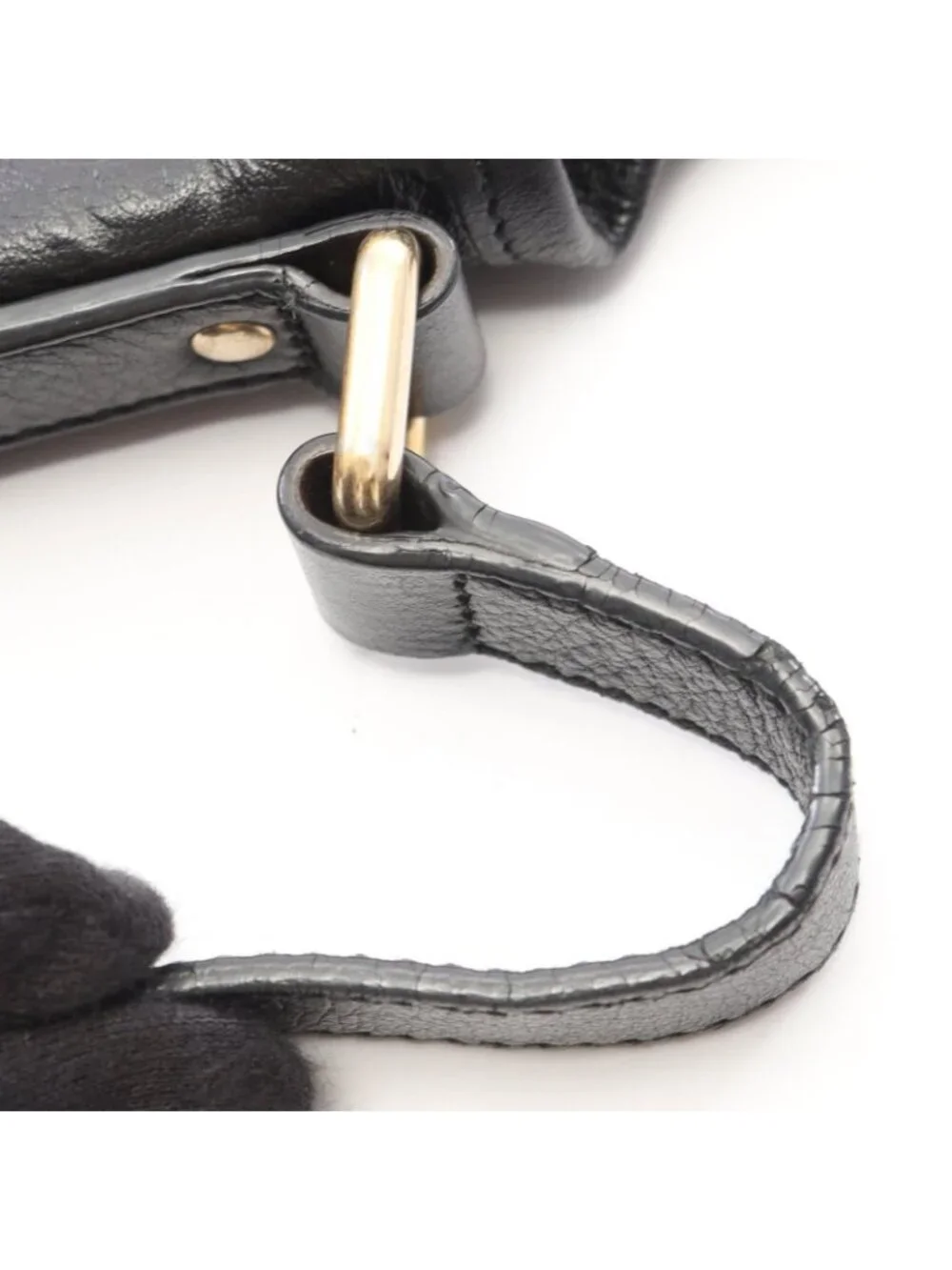 Gucci Shoulder Bag Guccissima Black Leather Guccissima